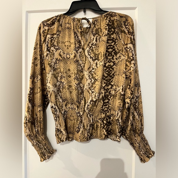 H&M Python Print Blouse - Picture 2 of 3